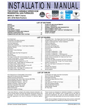 Johnson Controls TM9V120D20 Installation Manual