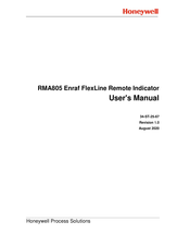 Honeywell Enraf FlexLine RMA805 User Manual