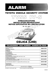 Toyota 08585-12910 Installation Instructions Manual