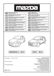 Mazda DC3L-V1-370A Installation Instruction