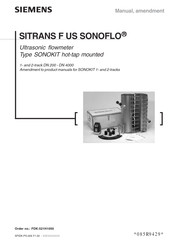 Siemens SITRANS F US SONOFLO SONOKIT Manual