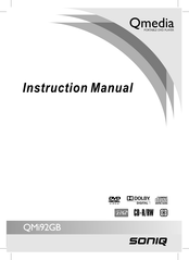 SONIQ Qmedia QMi92GB Instruction Manual