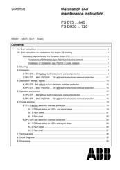 ABB PS D720 840 Series Installation And Maintenance  Instruction