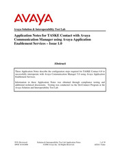 Avaya TASKE Contact 8.8 Installing Manual