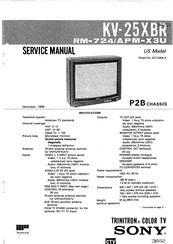 Sony APM-X3U Service Manual