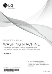 LG WF-L100TC Owner's Manual