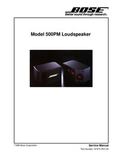Bose 500PM Service Manual