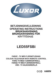Luxor LED55FSBi Operating Instructions Manual