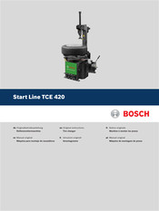 Bosch Start Line TCE 420 Original Instructions Manual