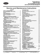 Carrier WeatherMaster Puron 48HC D28 Service And Maintenance Instructions