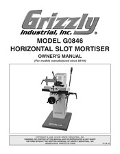 Grizzly G0846 Owner's Manual