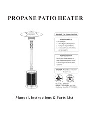 Napoleon PTHC38PK Manual,Instructions & Parts List
