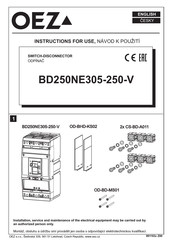 Oez BD250NE305-250-V Instructions For Use Manual