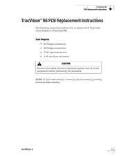 KVH Industries TracVision R6 DX Replacement Instructions Manual
