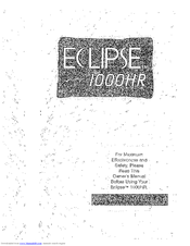 Fitness Quest Eclipse 1000HR Owner's Manual