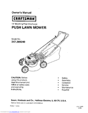 Craftsman 247.38824 Owner's Manual