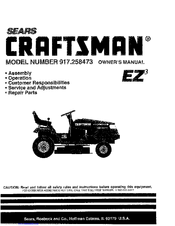 Craftsman 917.258473 Owner's Manual