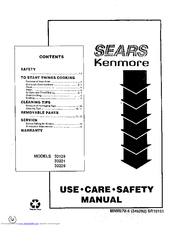 Kenmore 30129 Use, Care, Safety Manual