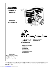 COMPANION Companion 919.329110 Owner's Manual