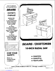 Craftsman 113.197511 Owner's Manual