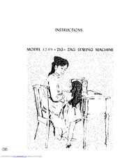 Kenmore 1249 Instructions Manual