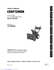 Craftsman 247.888520 Owner's Manual