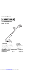 Craftsman 900.74526 Instruction Manual