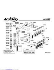Senco AccuSet A200BN Parts List