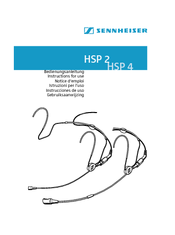 Sennheiser HSP 2 Instructions For Use Manual