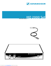 Sennheiser MO 2000 Set Instruction Manual