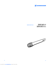 Sennheiser SKM 3072-U-X - 01-03 Instructions For Use Manual
