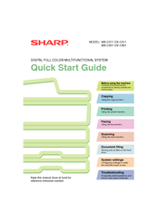 Sharp DX-C401 - Color Laser - All-in-One Quick Start Manual