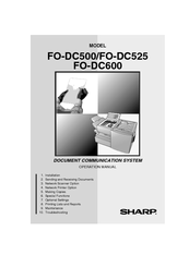 Sharp FO-DC500 Networking Manual