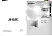 Sharp LC-M3700P Operation Manual