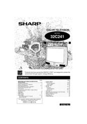 Sharp 32C241 Operation Manual