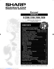 Sharp R-230HW Operation Manual