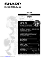 Sharp Carousel R-319F Operation Manual