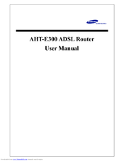 Samsung AHT-E300 User Manual