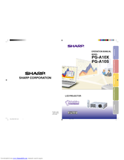 Sharp PG-A10X - Notevision XGA LCD Projector Operation Manual