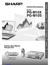 Sharp AJ-1800 - Notevision PG-M10X XGA DLP Projector Operation Manual