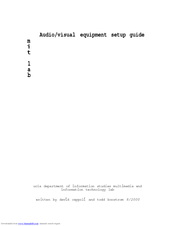 Sharp Projector Remote Control Setup Manual