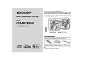 Sharp CD-MPX850 Operation Manual