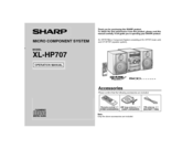 Sharp XL-HP707 Operation Manual