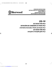 Sherwood DS-10 Operating Instructions Manual