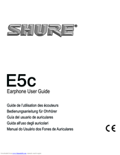 Shure E5c User Manual