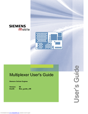 Siemens Mux_guide_v06 User Manual