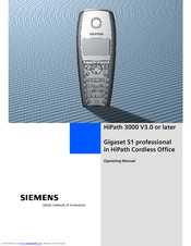 Siemens Gigaset S1 professional Operating Manual