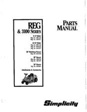 Simplicity 1691535 Parts Manual