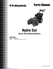 Simplicity Hydro Cut Series Parts Manual