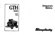 Simplicity 17GTH Operator's Manual